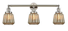 Innovations Lighting 205-PN-G146-LED - Chatham - 3 Light - 30 inch - Polished Nickel - Bath Vanity Light