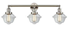 Innovations Lighting 205-PN-G532 - Oxford - 3 Light - 34 inch - Polished Nickel - Bath Vanity Light