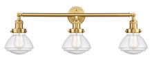 Innovations Lighting 205-SG-G324-LED - Olean - 3 Light - 31 inch - Satin Gold - Bath Vanity Light