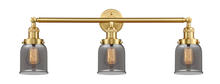 Innovations Lighting 205-SG-G53 - Bell - 3 Light - 30 inch - Satin Gold - Bath Vanity Light