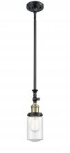  206-BAB-G314 - Dover - 1 Light - 5 inch - Black Antique Brass - Stem Hung - Mini Pendant