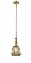 Innovations Lighting 206-BB-G146-LED - Chatham - 1 Light - 7 inch - Brushed Brass - Stem Hung - Mini Pendant