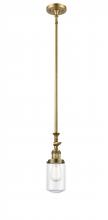 Innovations Lighting 206-BB-G312 - Dover - 1 Light - 5 inch - Brushed Brass - Stem Hung - Mini Pendant