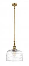 Innovations Lighting 206-BB-G713-L-LED - Bell - 1 Light - 12 inch - Brushed Brass - Stem Hung - Mini Pendant