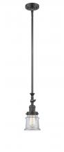 Innovations Lighting 206-OB-G182S-LED - Canton - 1 Light - 5 inch - Oil Rubbed Bronze - Stem Hung - Adjustable Mini Pendant