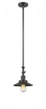 Innovations Lighting 206-OB-M5-LED - Railroad - 1 Light - 8 inch - Oil Rubbed Bronze - Stem Hung - Mini Pendant