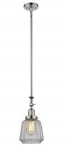 Innovations Lighting 206-PN-G142-LED - Chatham - 1 Light - 7 inch - Polished Nickel - Stem Hung - Mini Pendant