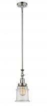 Innovations Lighting 206-PN-G182-LED - Canton - 1 Light - 6 inch - Polished Nickel - Stem Hung - Adjustable Mini Pendant