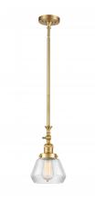 Innovations Lighting 206-SG-G172-LED - Fulton - 1 Light - 7 inch - Satin Gold - Stem Hung - Mini Pendant