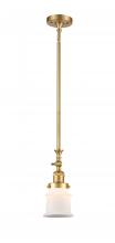 Innovations Lighting 206-SG-G181S-LED - Canton - 1 Light - 5 inch - Satin Gold - Stem Hung - Mini Pendant