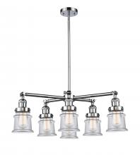 Innovations Lighting 207-6CR-PC-G182S - Small Canton 6 Light Chandelier