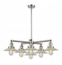 Innovations Lighting 207-6CR-PN-G2 - Halophane 6 Light Chandelier