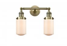 Innovations Lighting 208-AB-G311 - Dover - 2 Light - 14 inch - Antique Brass - Bath Vanity Light