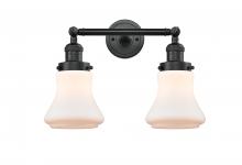  208-BK-G191 - Bellmont - 2 Light - 17 inch - Matte Black - Bath Vanity Light