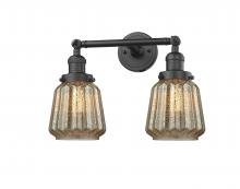 Innovations Lighting 208-OB-G146-LED - Chatham - 2 Light - 16 inch - Oil Rubbed Bronze - Bath Vanity Light