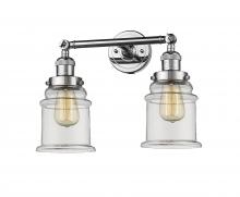 Innovations Lighting 208-PC-G182-LED - Canton - 2 Light - 17 inch - Polished Chrome - Adjustable Bath Vanity Light