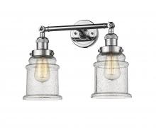Innovations Lighting 208-PC-G184-LED - Canton - 2 Light - 17 inch - Polished Chrome - Adjustable Bath Vanity Light