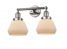 Innovations Lighting 208-PN-G171-LED - Fulton - 2 Light - 17 inch - Polished Nickel - Adjustable Bath Vanity Light