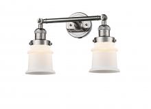 Innovations Lighting 208-PN-G181S-LED - Canton - 2 Light - 17 inch - Polished Nickel - Adjustable Bath Vanity Light