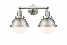 Innovations Lighting 208-SN-HFS-61-SN-LED - Hampden - 2 Light - 18 inch - Brushed Satin Nickel - Bath Vanity Light