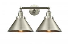  208-SN-M10-SN - Briarcliff - 2 Light - 19 inch - Brushed Satin Nickel - Bath Vanity Light