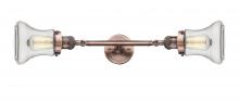 Innovations Lighting 208L-AC-G192-LED - Bellmont - 2 Light - 6 inch - Antique Copper - Bath Vanity Light