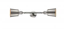 Innovations Lighting 208L-PN-M9 - Addison - 2 Light - 5 inch - Polished Nickel - Bath Vanity Light