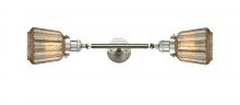  208L-SN-G146 - Chatham - 2 Light - 7 inch - Brushed Satin Nickel - Bath Vanity Light