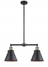 Innovations Lighting 209-BAB-M13-BK-LED - Appalachian - 2 Light - 23 inch - Black Antique Brass - Stem Hung - Island Light