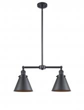 Innovations Lighting 209-BK-M13-BK-LED - Appalachian - 2 Light - 23 inch - Matte Black - Stem Hung - Island Light