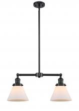Innovations Lighting 209-OB-G41 - Cone - 2 Light - 21 inch - Oil Rubbed Bronze - Stem Hung - Adjustable Island Light