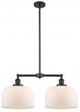 Innovations Lighting 209-OB-G71-L - Bell - 2 Light - 21 inch - Oil Rubbed Bronze - Stem Hung - Adjustable Island Light
