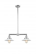 Innovations Lighting 209-PC-G1-LED - Halophane - 2 Light - 21 inch - Polished Chrome - Stem Hung - Island Light