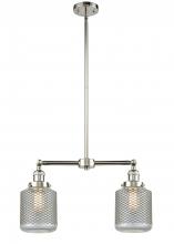 Innovations Lighting 209-PN-G262-LED - Stanton - 2 Light - 23 inch - Polished Nickel - Stem Hung - Island Light