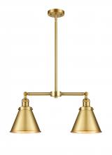 Innovations Lighting 209-SG-M13-SG-LED - Appalachian - 2 Light - 23 inch - Satin Gold - Stem Hung - Island Light