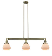 Innovations Lighting 213-AB-G171 - Fulton - 3 Light - 39 inch - Antique Brass - Stem Hung - Island Light