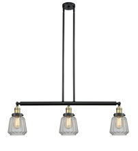 Innovations Lighting 213-BAB-G142-LED - Chatham - 3 Light - 39 inch - Black Antique Brass - Stem Hung - Island Light