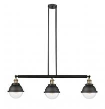  213-BAB-HFS-62-BK - Hampden - 3 Light - 40 inch - Black Antique Brass - Stem Hung - Island Light