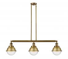 Innovations Lighting 213-BB-HFS-64-BB-LED - Hampden - 3 Light - 40 inch - Brushed Brass - Stem Hung - Island Light