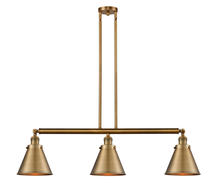  213-BB-M13-BB - Appalachian - 3 Light - 40 inch - Brushed Brass - Stem Hung - Island Light