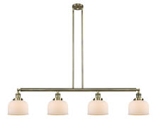 Innovations Lighting 214-AB-G71 - Bell - 4 Light - 53 inch - Antique Brass - Stem Hung - Island Light