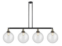 Innovations Lighting 214-BAB-G204-12 - Beacon - 4 Light - 56 inch - Black Antique Brass - Stem Hung - Island Light