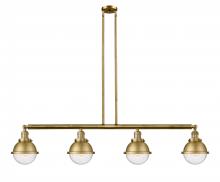  214-BB-HFS-64-BB - Hampden - 4 Light - 52 inch - Brushed Brass - Stem Hung - Island Light