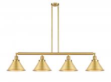 Innovations Lighting 214-SG-M10-SG - Briarcliff - 4 Light - 55 inch - Satin Gold - Stem Hung - Island Light