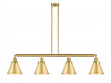 Innovations Lighting 214-SG-M13-SG-LED - Appalachian - 4 Light - 52 inch - Satin Gold - Stem Hung - Island Light