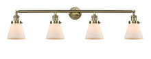 Innovations Lighting 215-AB-G61 - Cone - 4 Light - 42 inch - Antique Brass - Bath Vanity Light