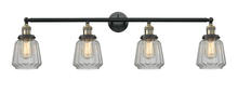 Innovations Lighting 215-BAB-G142-LED - Chatham - 4 Light - 42 inch - Black Antique Brass - Bath Vanity Light