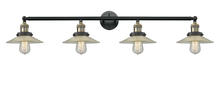 Innovations Lighting 215-BAB-G2-LED - Halophane - 4 Light - 45 inch - Black Antique Brass - Bath Vanity Light