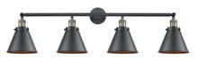  215-BAB-M13-BK - Appalachian - 4 Light - 44 inch - Black Antique Brass - Bath Vanity Light