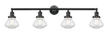  215-BK-G322 - Olean - 4 Light - 43 inch - Matte Black - Bath Vanity Light